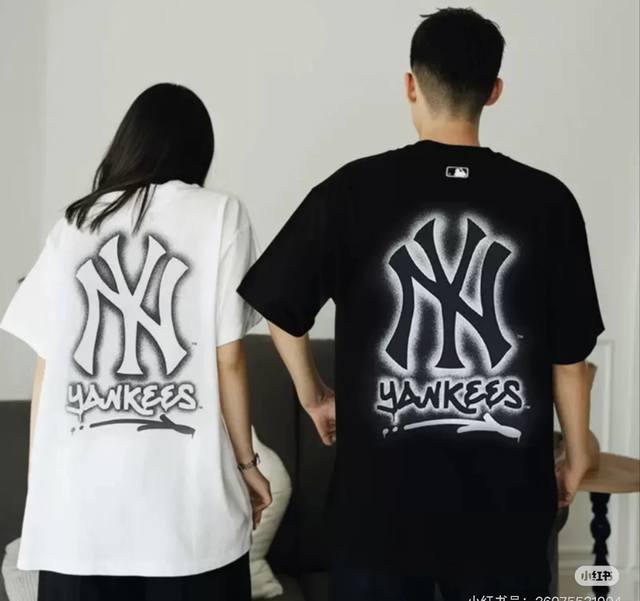 256# Authentic Korean Mlb short-sleeved T-shirt, Spring/Summer 2025, new style,