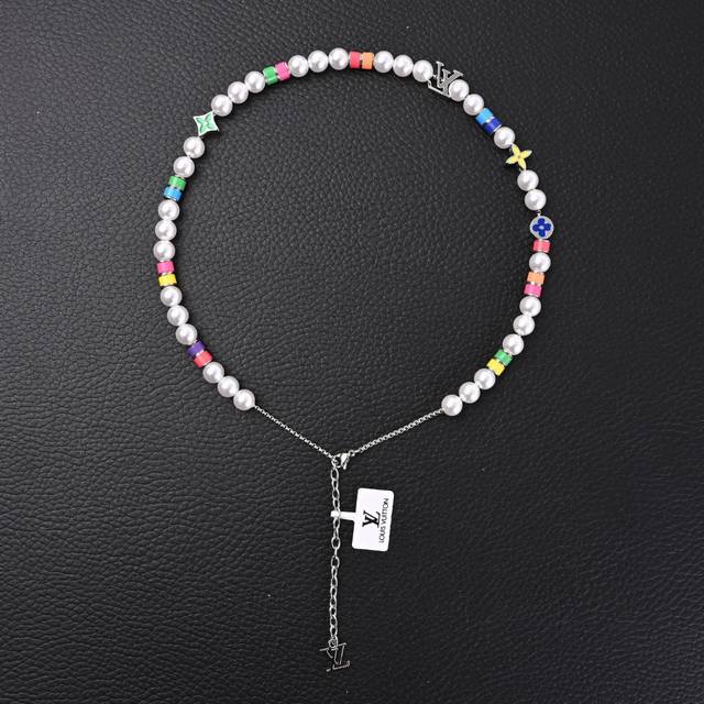 Louis Vuitton Lv Mng Pearls Party, Wang Hedi's Monogram Pearl Party Multi-Color