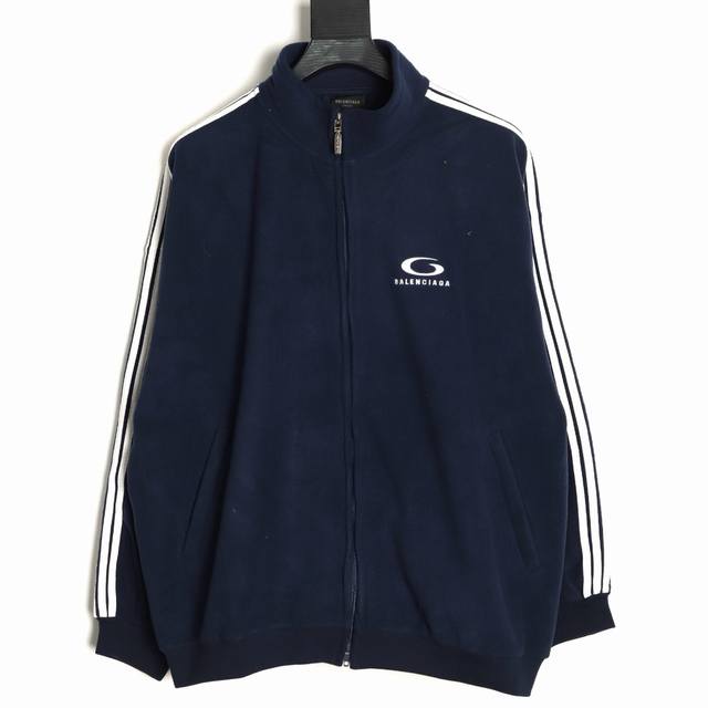 Balenciaga 25Fw Fleece Jacket. Double-sided fleece jacket, color matching to the
