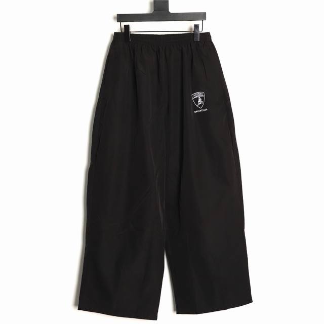 Balenciaga 25Fw Lamborghini Collaboration Trousers (Ddd) Made of cotton-nylon bl