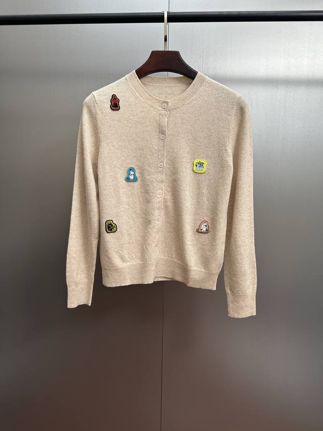 Original Custom Acn* 2025Fw Early Autumn New Cartoon Appliqu