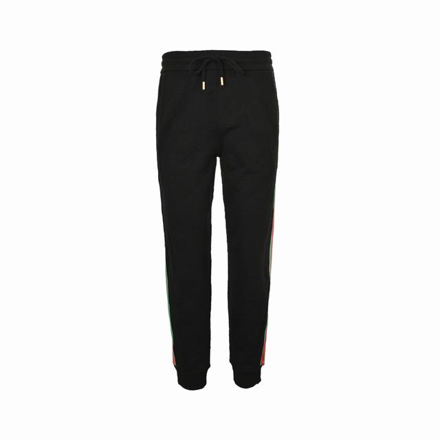 Gucci 25Fw Double G Jacquard Red and Green Webbing Suit Trousers. This GG plain