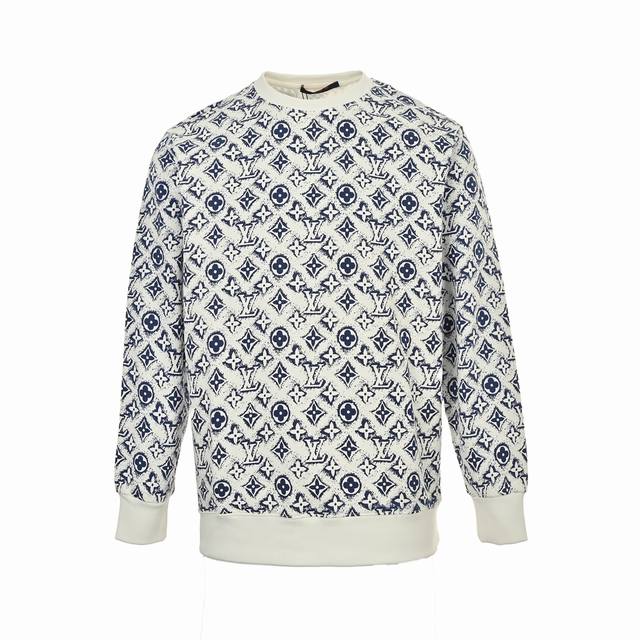 Louis Vuitton 25Fw All-over Logo Print Sweatshirt (Ddd) - Distinguishing it from