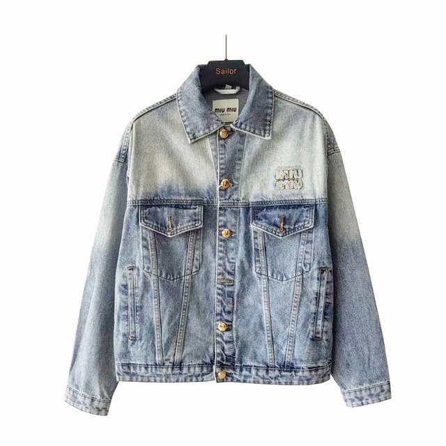 Real shot details + size chart Miumiu appliqu