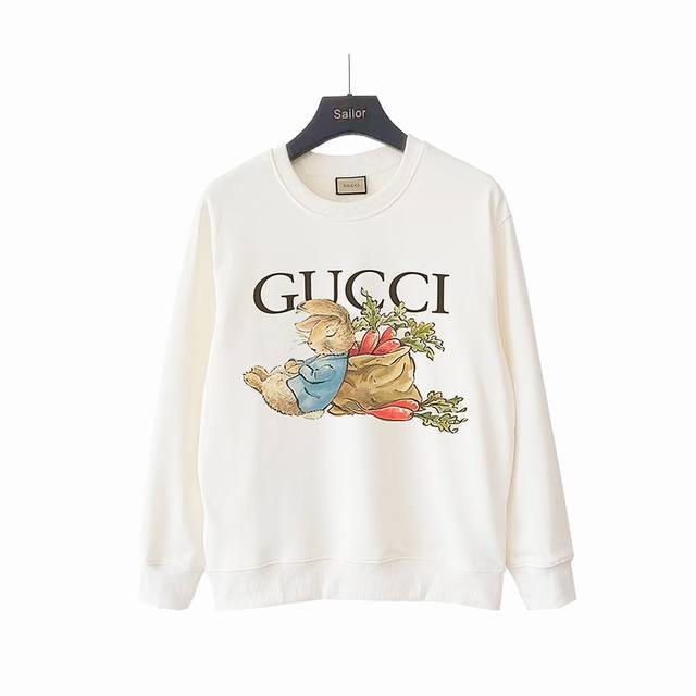 Real shot details + size chart Gucci 24Ss Peter Rabbit series high-weight sweats