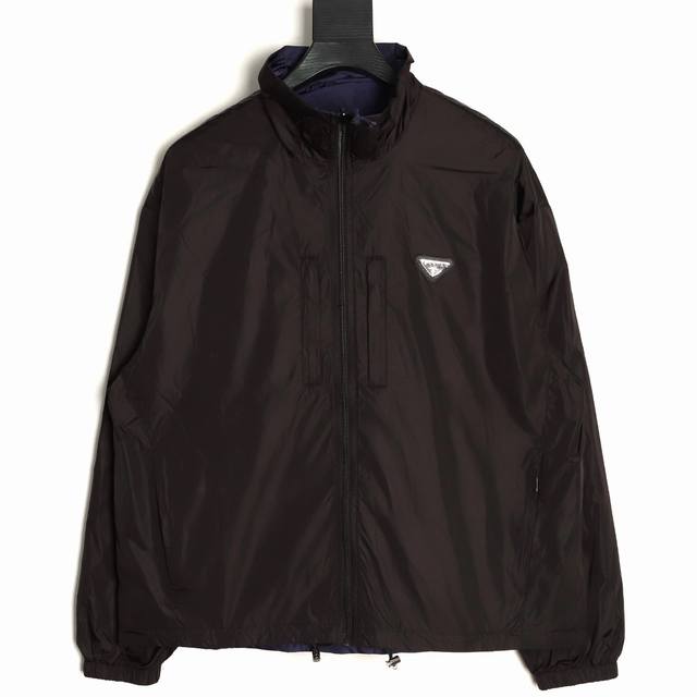 Prada 25Fw Reversible Nylon Hooded Jacket. Originally purchased for 20,200. The