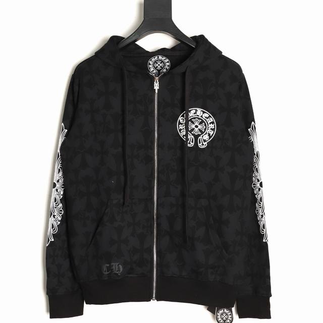 Chrome Hearts 25Fw All-over Print Zipper Jacket. Made with high-quality, high-de