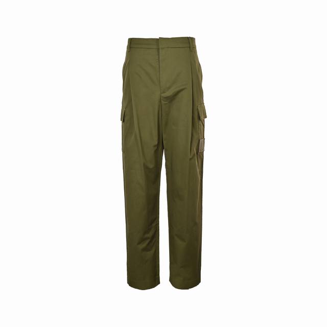 Louis Vuitton Green Patchwork Pocket Work Trousers (Ddd). Authentic product purc