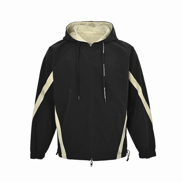 Balenciaga Patchwork Embroidered Washed Reversible Leather Jacket The reversible