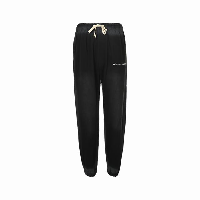 Alexander Wang Washed Letter Print Webbing Trousers (Ddd) are made of 26-count c