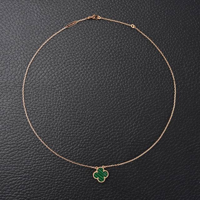 Van Cleef & Arpels Vca Classic Four-Leaf Clover Necklace #Sterling Silver Gold P