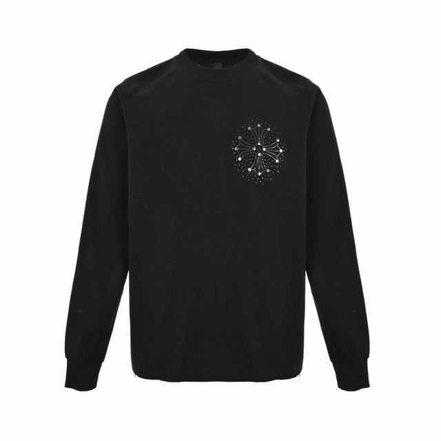 Chrome Hearts 25Fw Starry Spotted Studded Long-Sleeve T-Shirt. Made with 21-coun