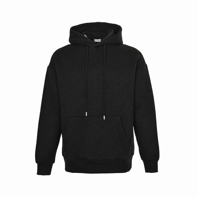 Dior 24Fw Oblique Monogram Jacquard Hooded Sweatshirt. Featuring the brand's ico