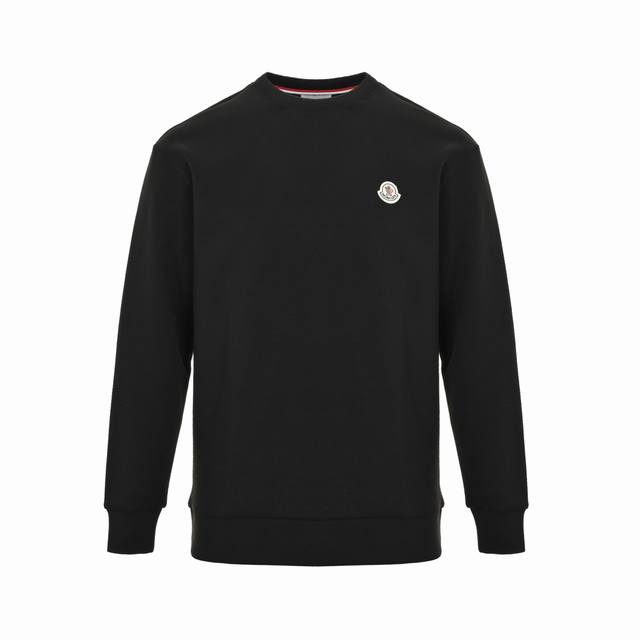 Moncler 25Ss Classic Small Logo Crew Neck Space Cotton Sweatshirt. This new Monc