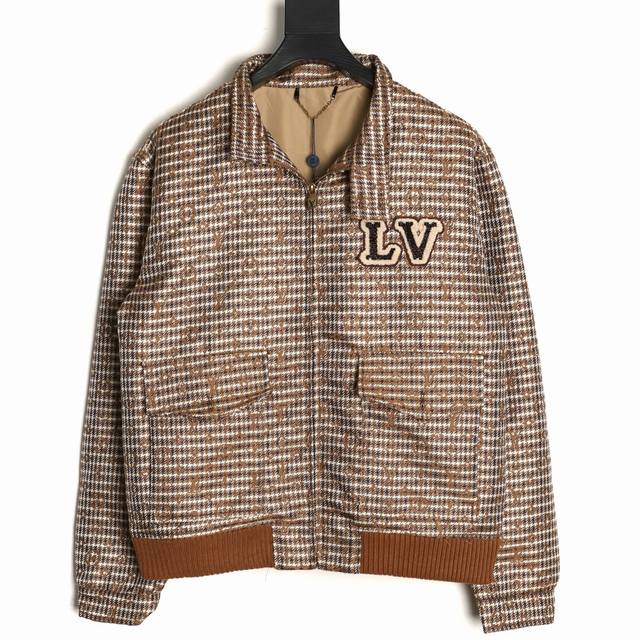 Louis Vuitton Houndstooth Monogram Jacket. Inspired by the impeccable tailoring