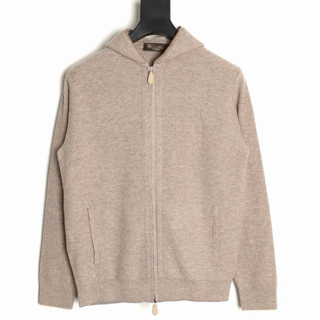 Loro Piana Lp30Fw Cannage Wool Zipper Jacket This product is a faithful reproduc