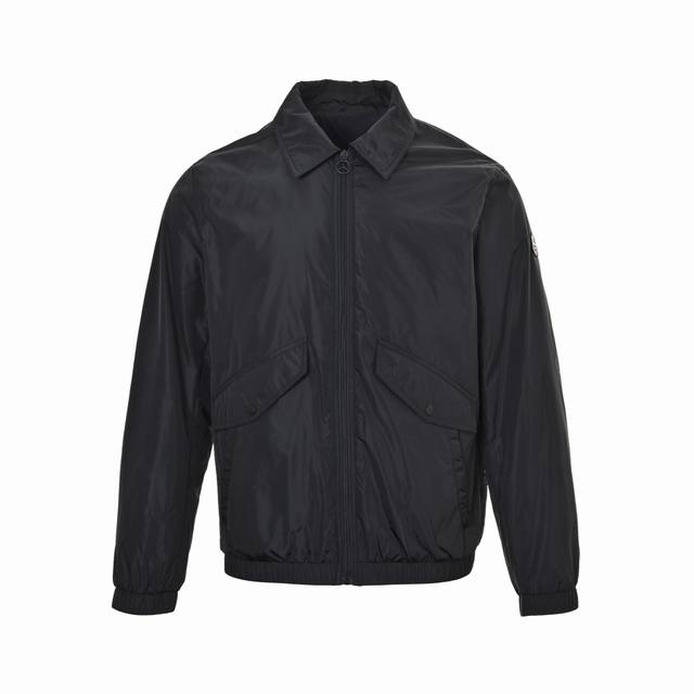 Moncler Mercedes-Benz Collaboration Lightweight Lapel Jacket (Ddd) features a cl