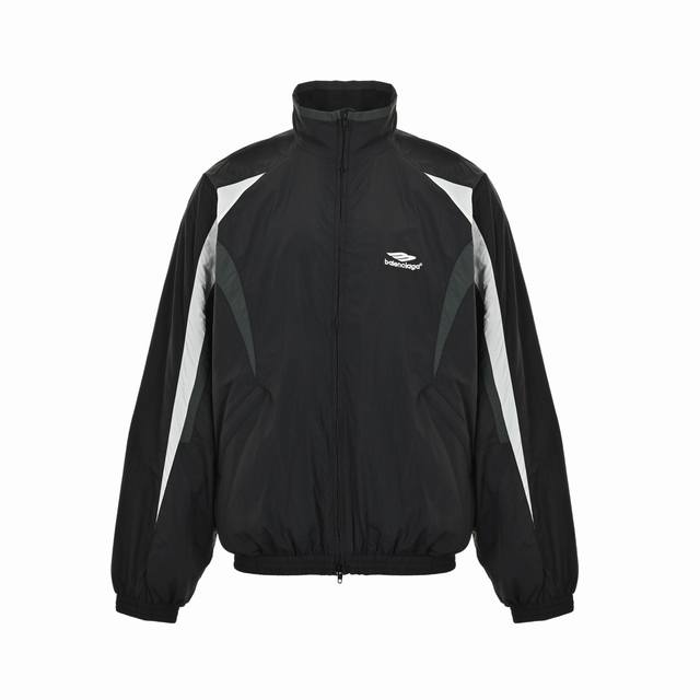 Balenciaga Black, Green, and White Color-Blocked Jacket. Original purchase, cust