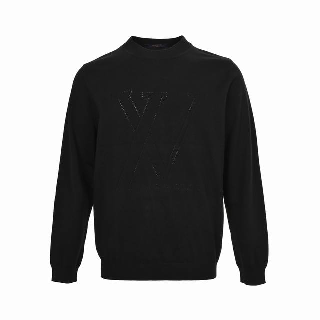 Louis Vuitton 25Fw Hollowed-out Logo Crew Neck Sweater. Original 13900 purchased