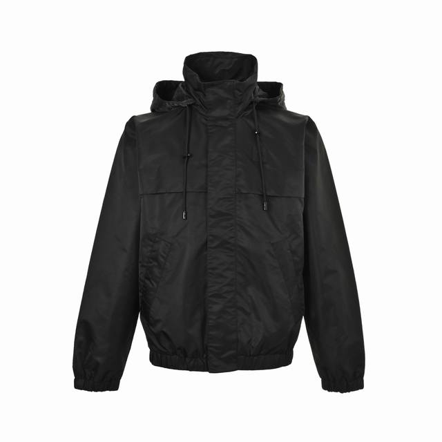 Louis Vuitton Single-sided Patchwork Solid Color Hooded Softshell Jacket. Origin