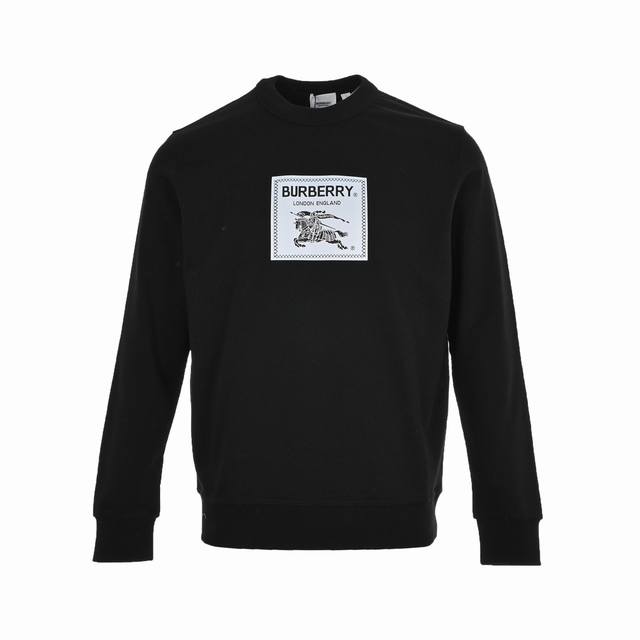 Burberry 22Fw Horse Patchwork Crew Neck Sweatshirt (Ddd). Purchased directly fro
