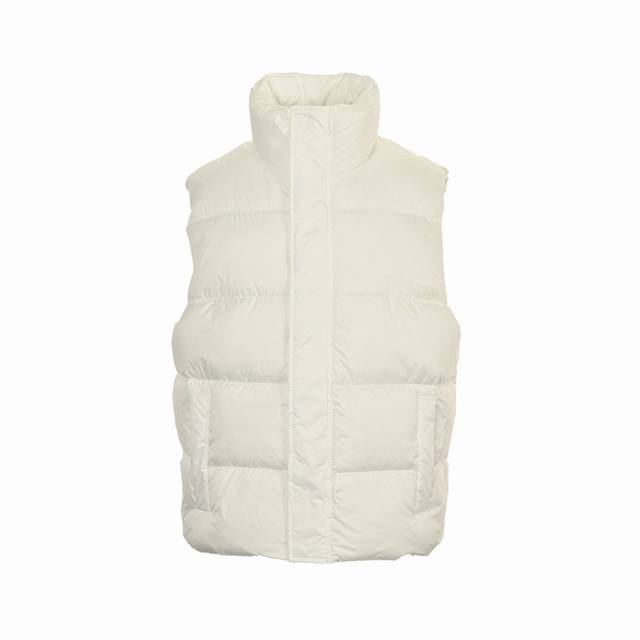 Balenciaga 24Fw Flame Back Down Vest (Ddd) Made of nylon fabric, this down vest