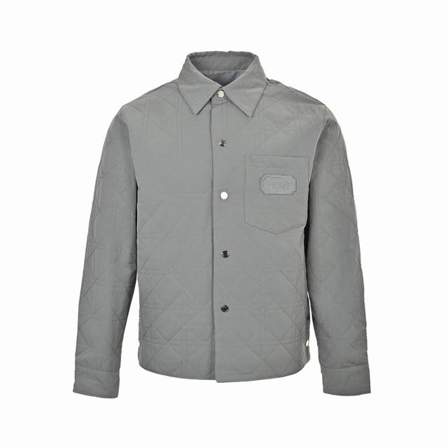 Dior 24Fw New Diamond Check Shirt Jacket This season's short jacket showcases th