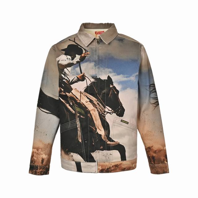Supreme Western Cowboy Jacket Ddd. This jacket blends classic denim design with