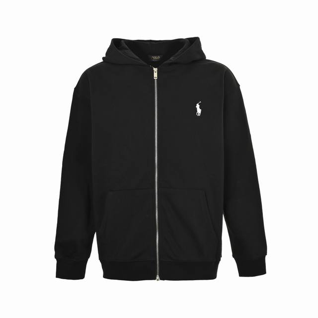 Ralph Lauren 25Ss Classic Pony Embroidery Zip-Up Hooded Jacket This year's new c