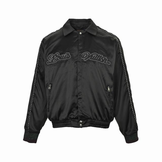 Louis Vuitton Yokosuka Acetate Rhinestone Lapel Lightweight Cotton Jacket A must