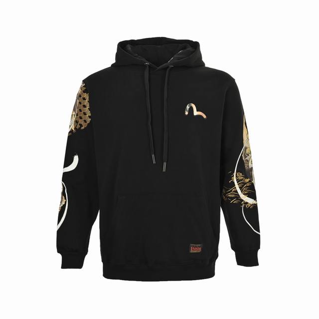 Evisu Lucky God 25Fw Koi Print Hoodie Size: S-Xxl Ddd