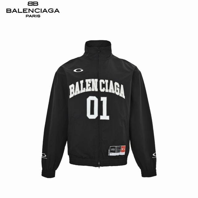 Balenciaga Manchester United Football Jacket (24Fw) Made of 50% cotton and 50% n