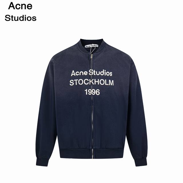 Acne Studios 1996 Printed Dirty Letter Jacket (Ddd) Custom-woven 32-count 400g f