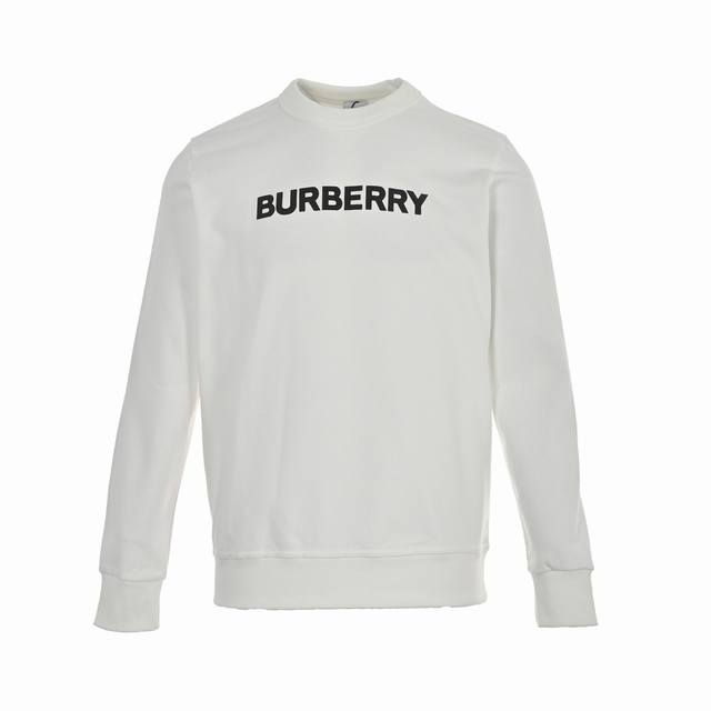 Burberry Classic Foamed Letter Print Crew Neck Sweatshirt The latest colorway of