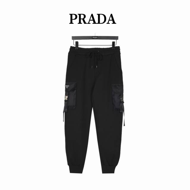 Prada Side Pocket Lock-on Cargo Pants (Original Purchase). Features include an e