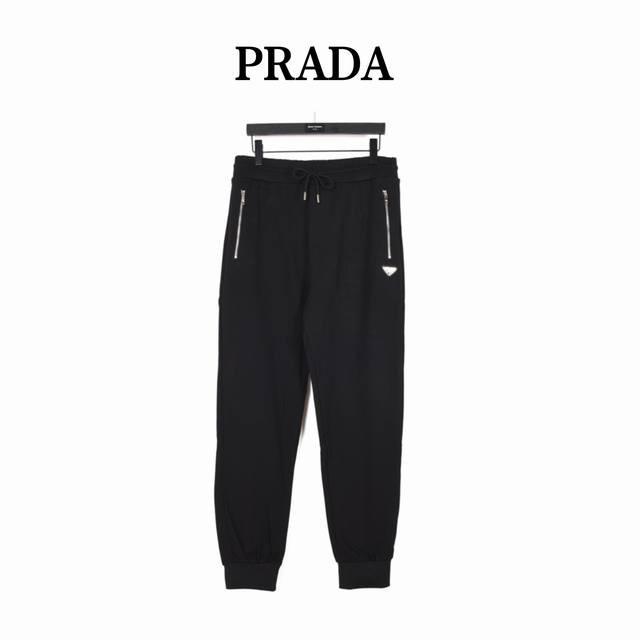 Prada Pocket Triangle Logo Casual Pants A high-quality choice, these versatile t