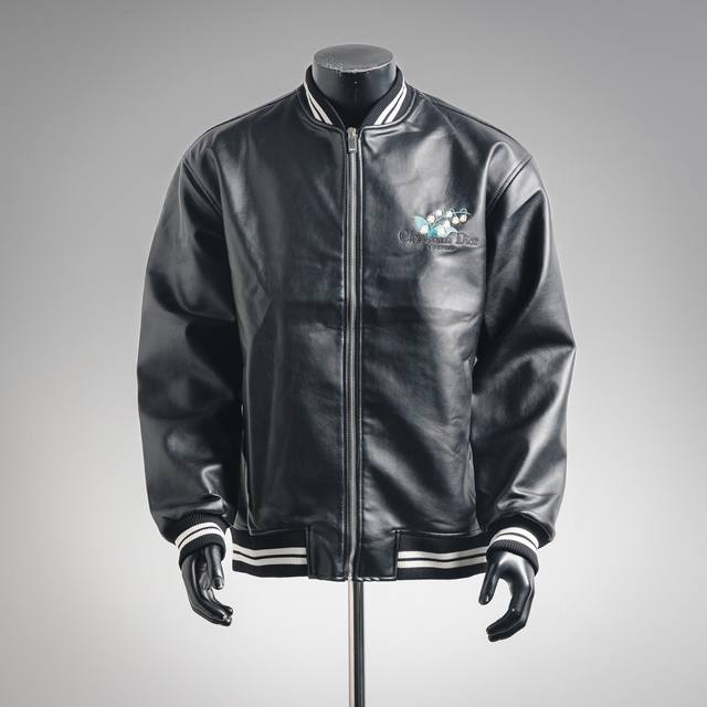 Dior Lily of the Valley Embroidered Leather Jacket (Ddd) - New for the Season. T