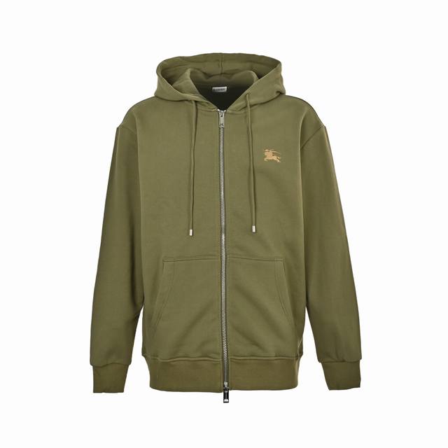 Burberry 25Fw Circle Horse Embroidery Zip-Up Jacket *Custom-made loose fit, made