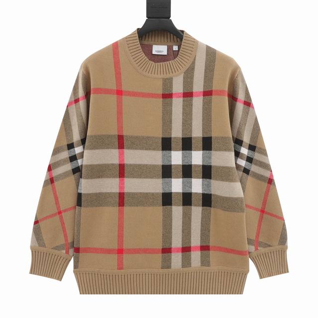 Burberry classic check crew neck sweater. Purchased from (original version, 8500