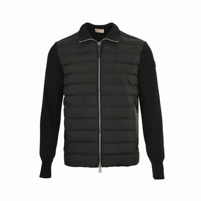 Moncler Knitted Patchwork Lightweight Down Jacket Autumn/Winter New Down Patchwo