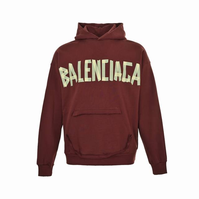 Balenciaga washi tape printed hoodie. Developed by our headquarters, original de