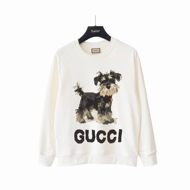Real Shot Details + Size Chart Gucci's loyal Schneider Crew Neck Sweatshirt! New
