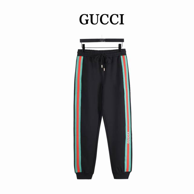 Gucci 25Fw Red and Green Striped Trousers (Ddd) Distinguishing itself from commo