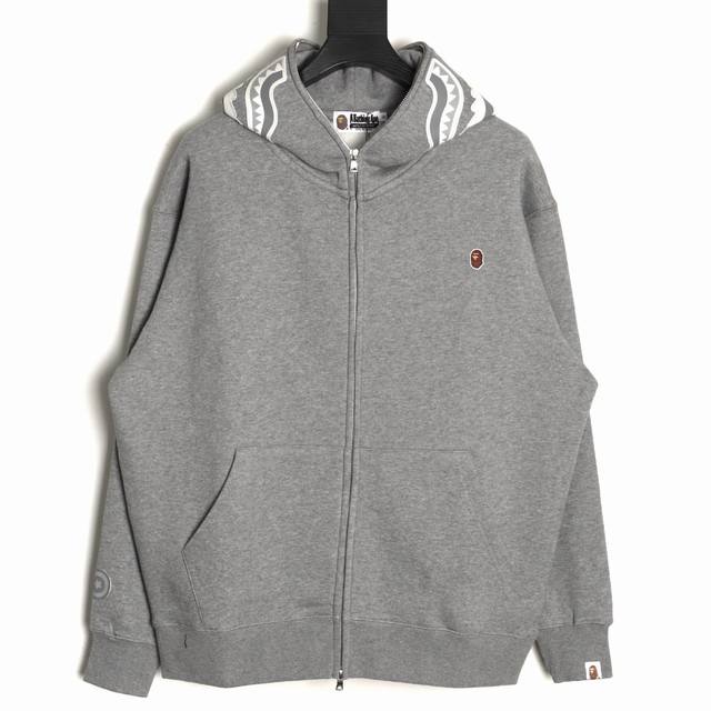 Bape 25Fw Shark Head Zip-Up Jacket (Ddd) - No pilling, no deformation, original