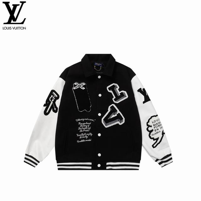 Louis Vuitton 25Ss Wizard of Oz Baseball Uniform - 700G High Gram Weight Nylon -