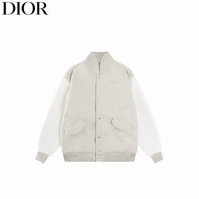 Dior 25Ss runway embroidered letter baseball jacket. Ordered from the original a