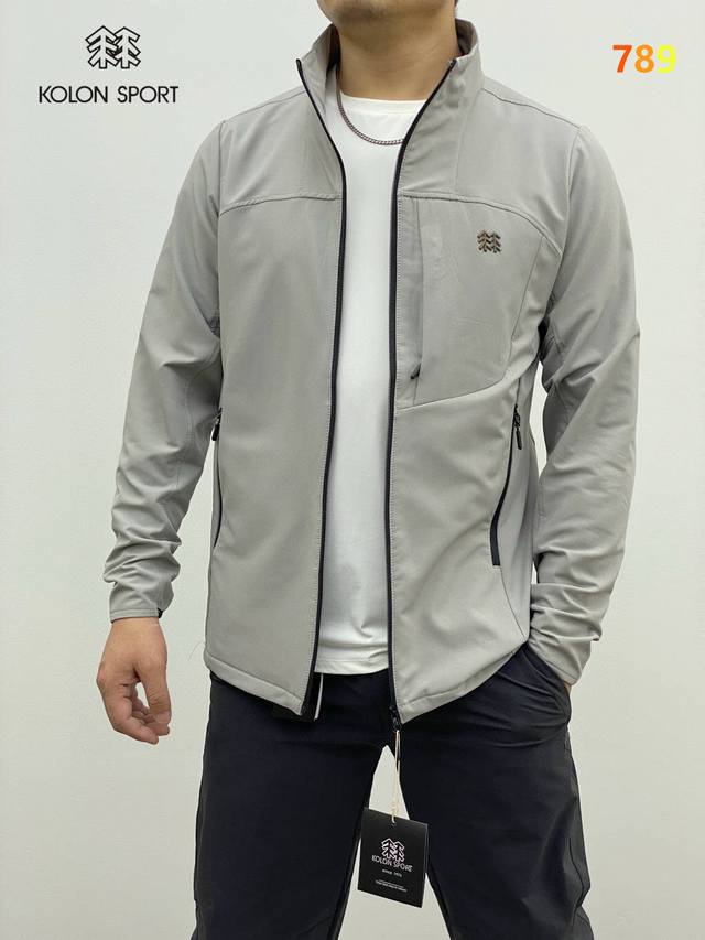 Cloned Kolonsport*2025 Autumn/Winter Unisex Outdoor Stand Collar Long-Sleeve Jac