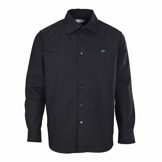 Bottega Veneta (Bv) small logo woven leather collar jacket (Ddd). Original versi