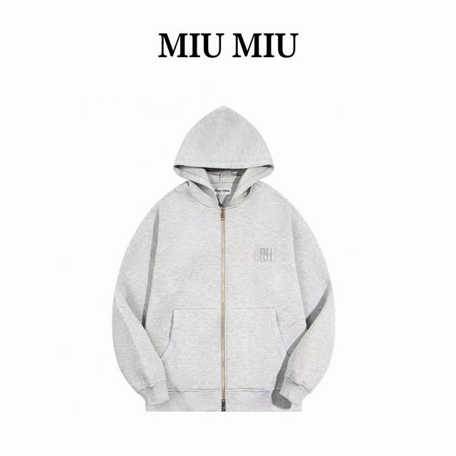 Miumiu 25Fw Zipper Hooded Jacket (Ddd) Fabric: You only know how this fabric is