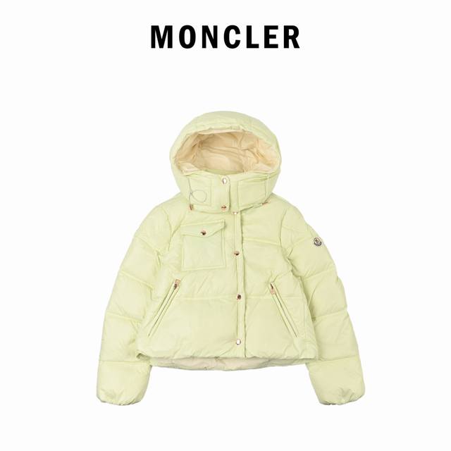 Moncler Erea 2025 Hot Selling Mini Puff Ddd: Women's Square Quilted Hooded Short